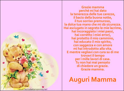 Biglietti festa della mamma